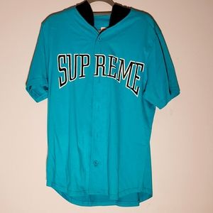 Supreme Hooded Baseball Jersey